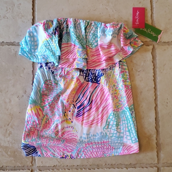Lilly Pulitzer Rilo Tube Top - Picture 2 of 5